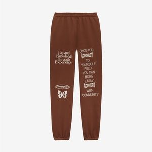 Lonely Ghost Connect Heavy Weight Sweatpants - Brown